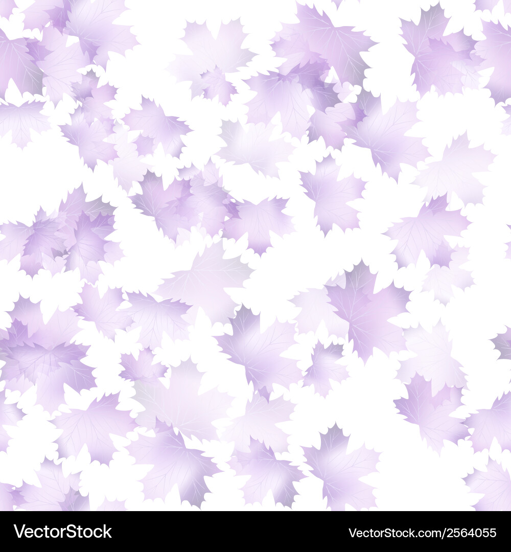 Autumn maple leaves pattern background eps 10 Vector Image