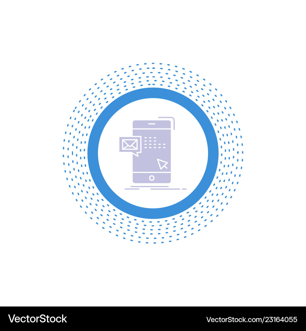 Bulk dialog instant mail message glyph icon Bulk dialog instant mail message glyph icon vector image