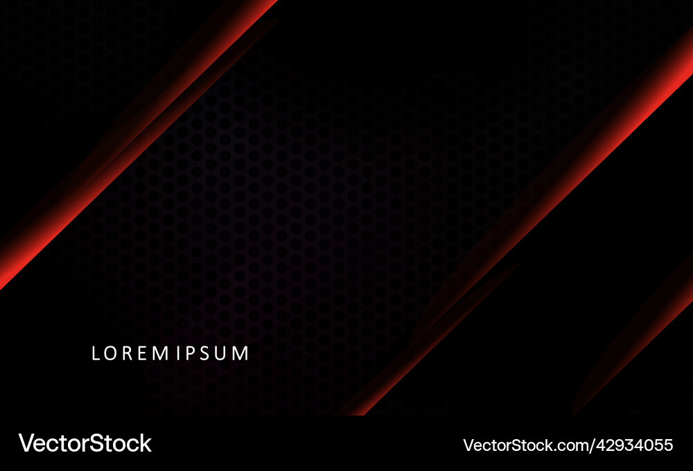Dark mesh background with red oblique sharp vector image