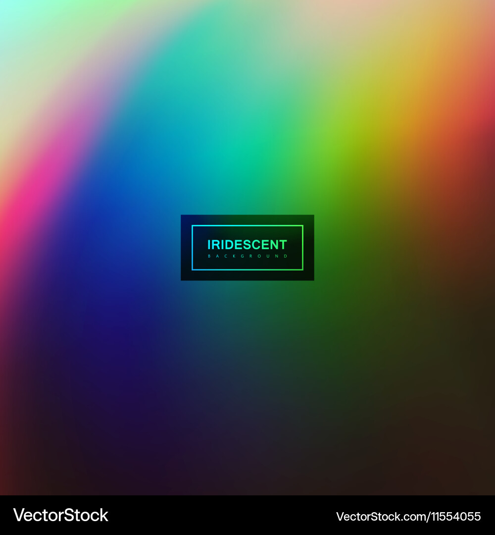 Fluid iridescent multicolored background vector image