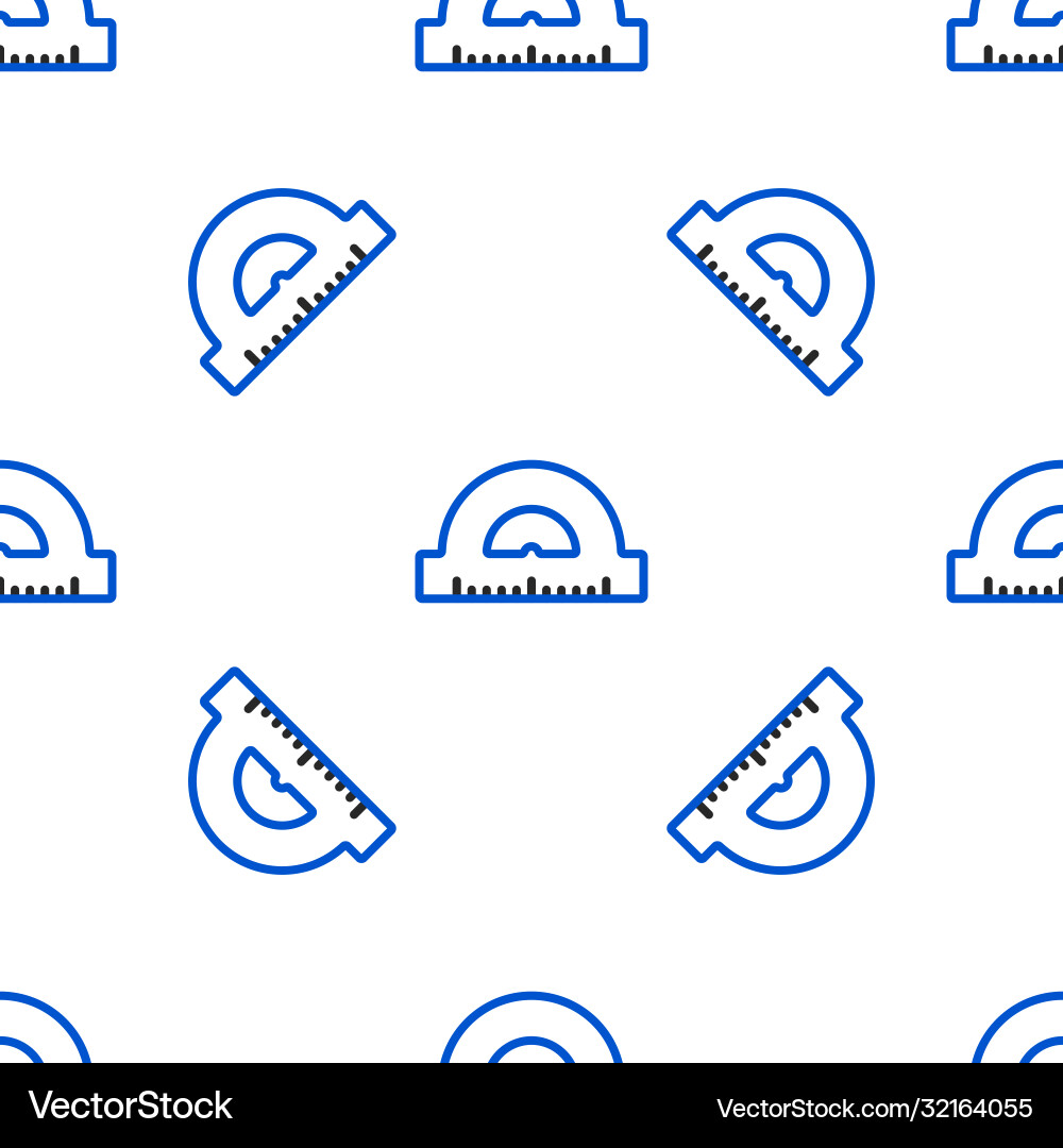 Line protractor grid for measuring degrees icon Line protractor grid for measuring degrees icon vector image