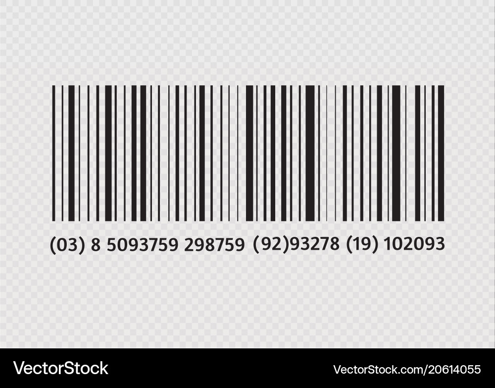 Realistische Barcode-Icon eine moderne einfache Wohnung Realistische Barcode-Icon eine moderne einfache Wohnung vektorbild