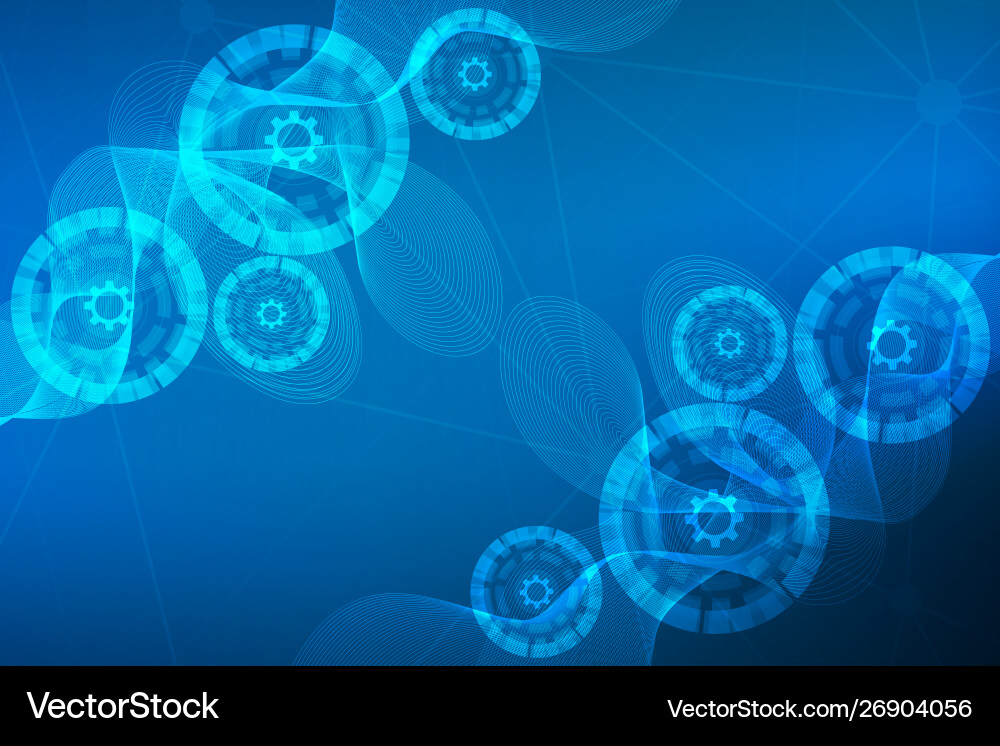 Big data visualization background modern Big data visualization background modern vector image