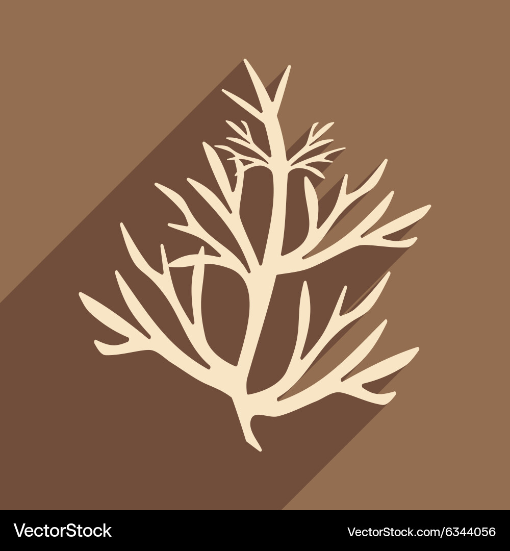 Flat with shadow icon and mobile application Vector Image