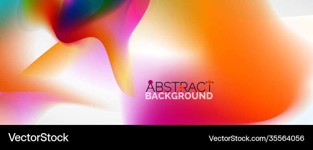 Fluid color gradient abstract background trendy Fluid color gradient abstract background trendy vector image