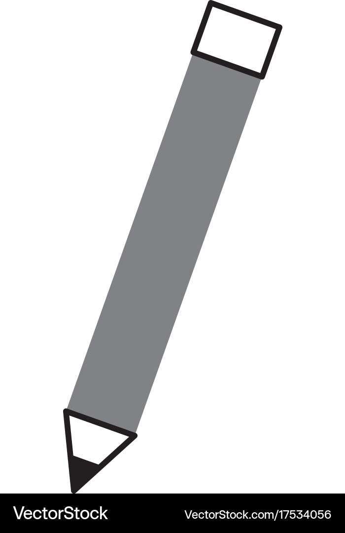 Idea pencil knowledge write element vector image