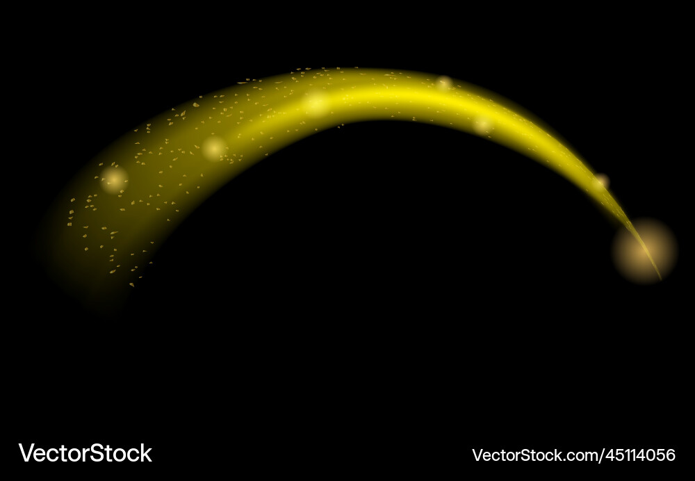 Light effect curve Vector Image