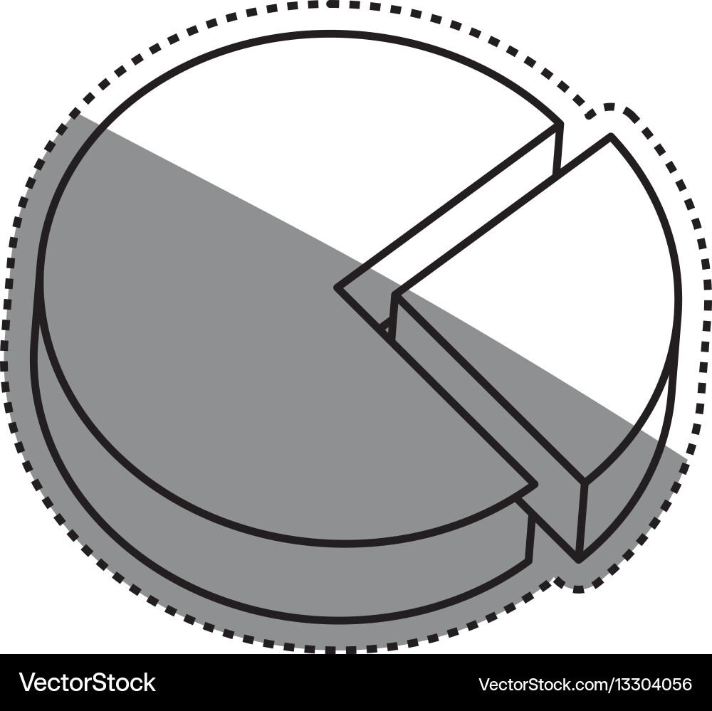 Statistic graph report Vector Image