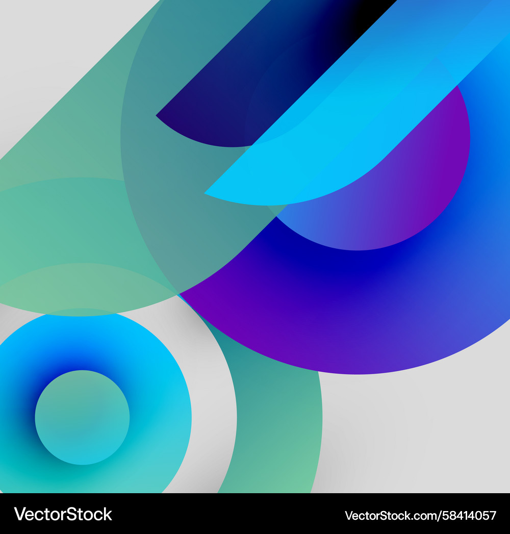 Abstract composition overlapping circles Abstract composition overlapping circles Vector Image