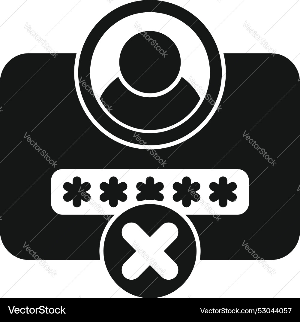 Access denied showing login authentication Access denied showing login authentication vector image