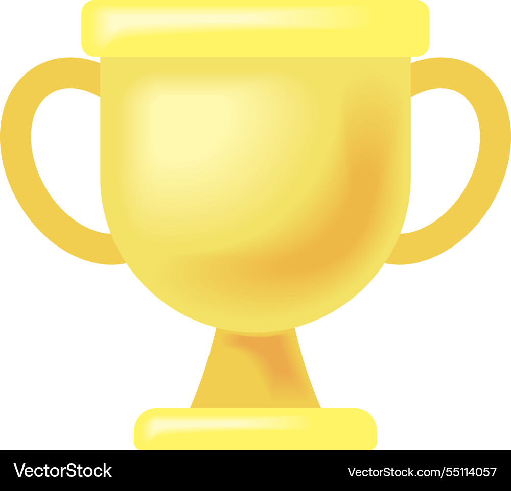Casino game trophy icon Vector Image