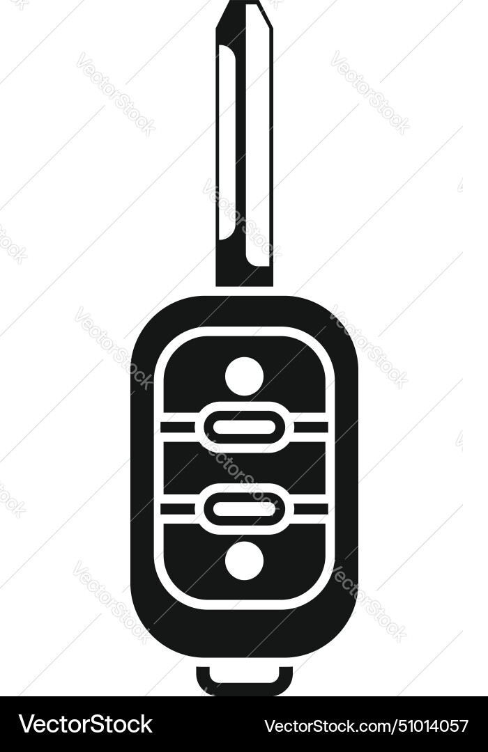 Digital smart key icon simple activate Digital smart key icon simple activate vector image