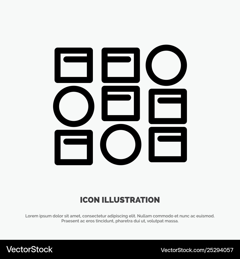 Pattern system data science line Pattern system data science line vector image