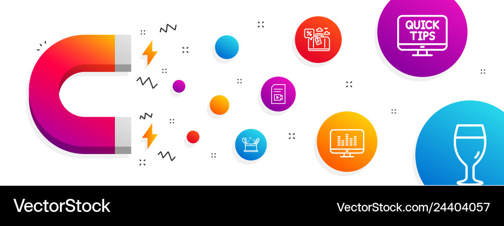 Video file creativity concept and web tutorials Video file creativity concept and web tutorials vector image