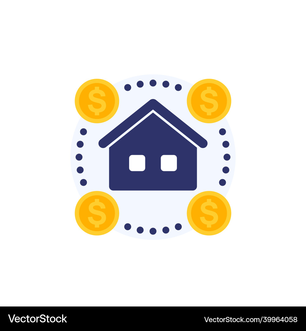 Auction house sale icon vector image