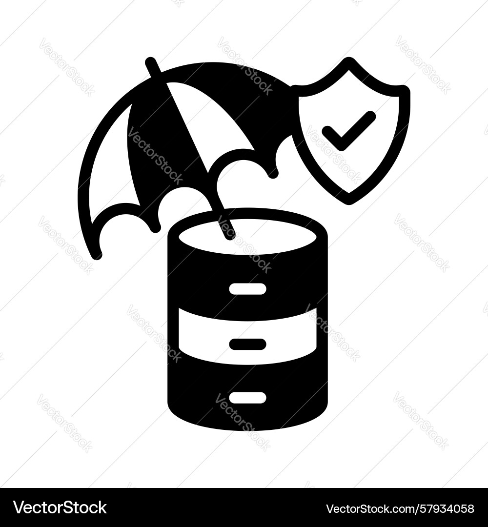 Secure database Vector Image