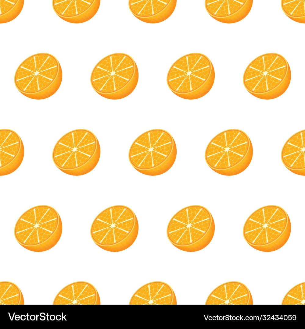 Beautiful seamless pattern with many oranges Beautiful seamless pattern with many oranges vector image