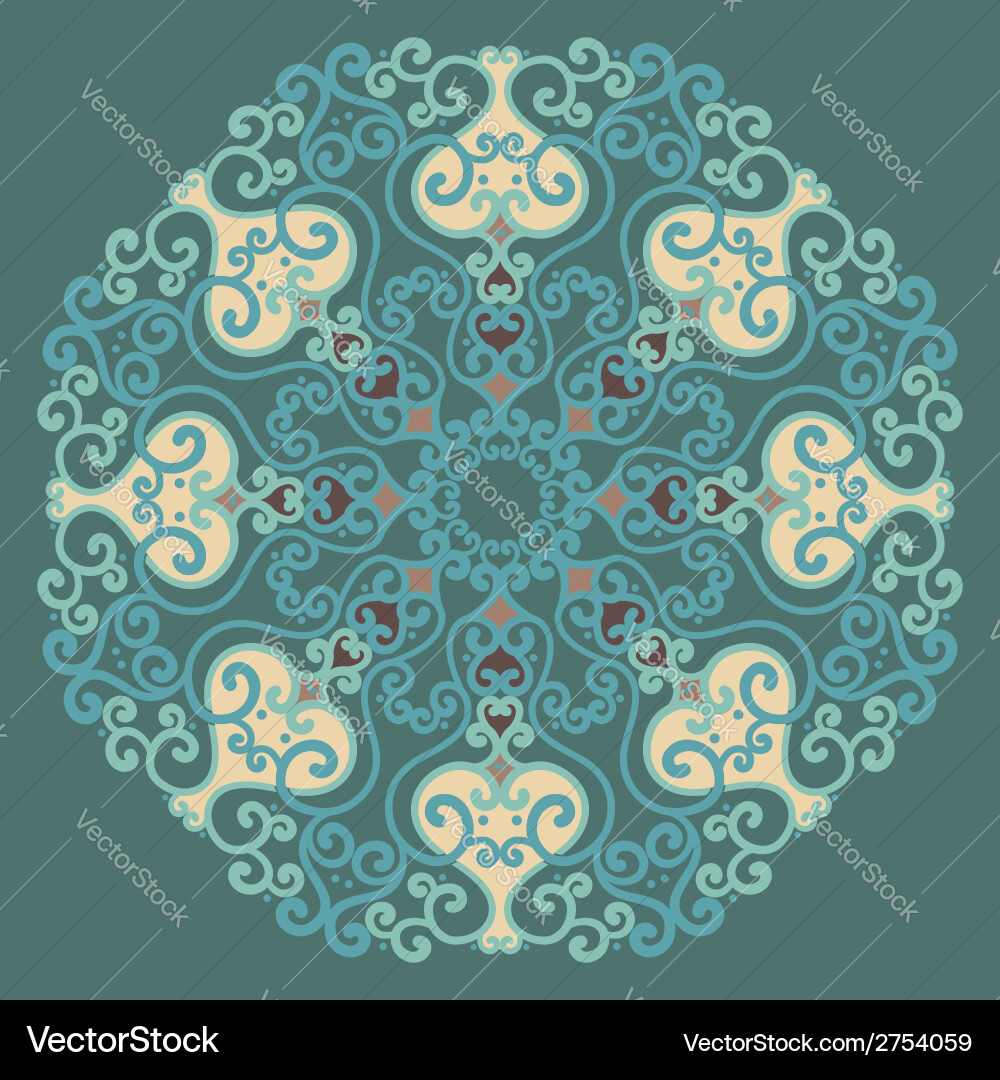 Fantasy Lace Ornament Vector Image