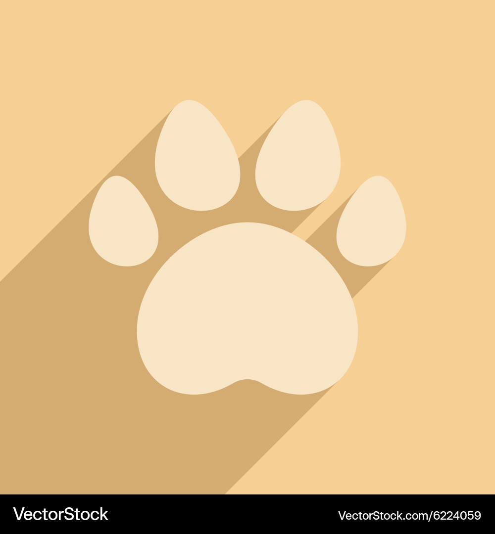 Flat with shadow icon and mobile application vector image