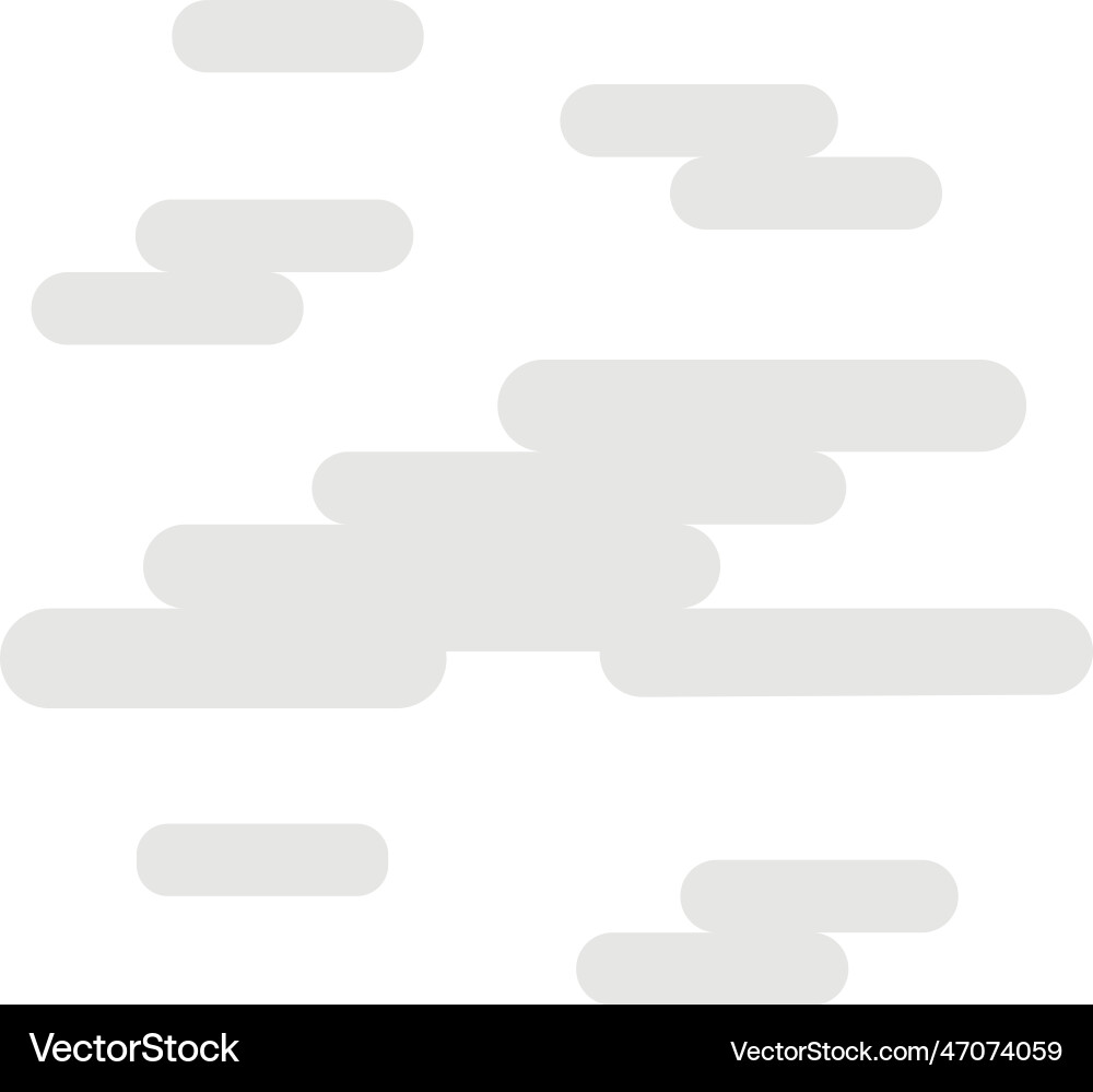 Foggy icon image suitable for mobile apps Vector Image
