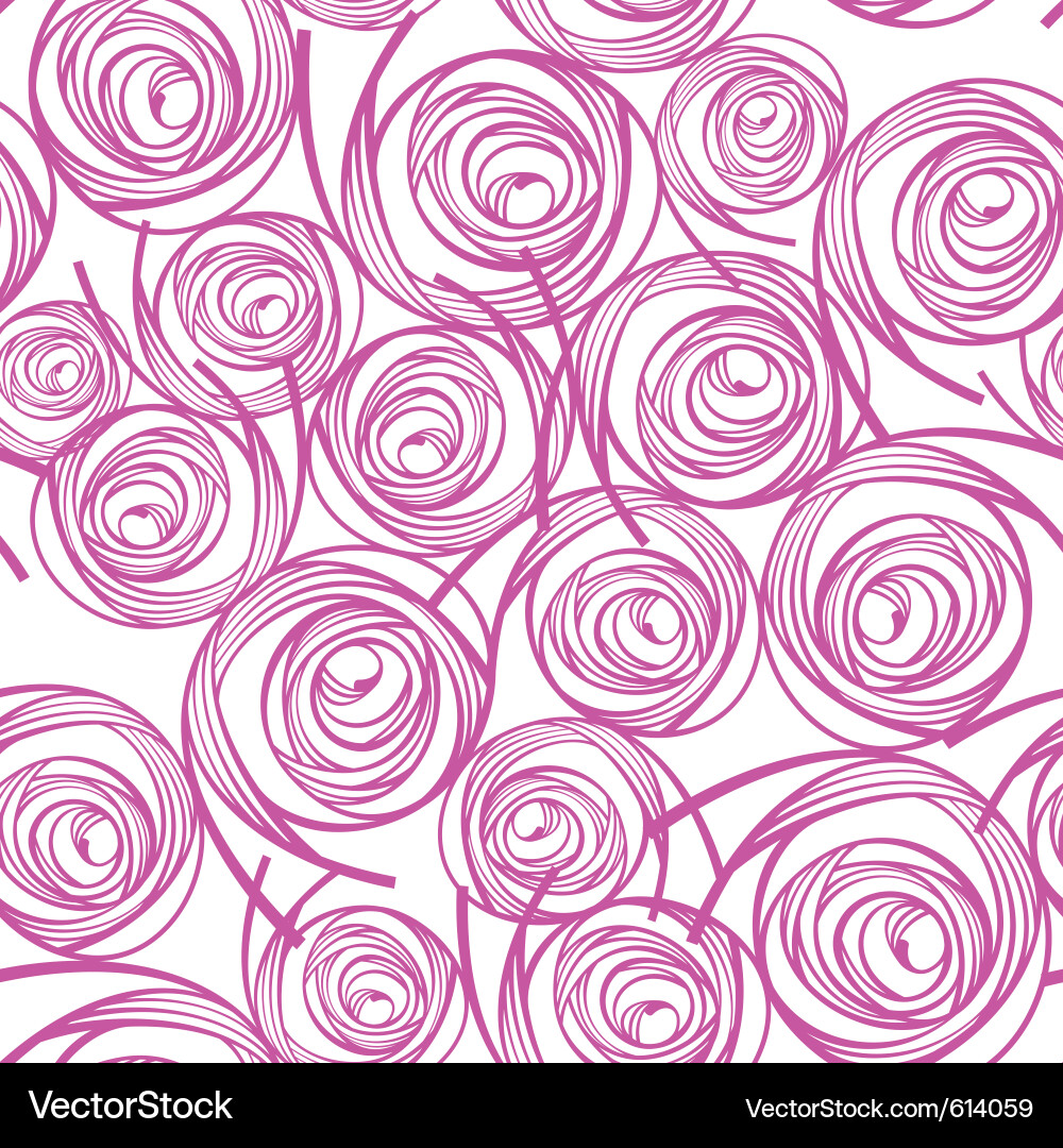 Swirling Curl Pattern Vector Image