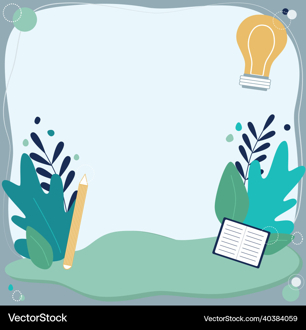 Text frame surrounded with assorted flowers Text frame surrounded with assorted flowers vector image
