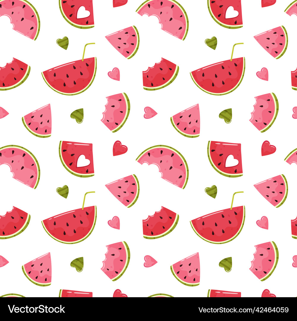 Wassermelone nahtlose Muster eine Vielzahl von saftig Wassermelone nahtlose Muster eine Vielzahl von saftig vektorbild