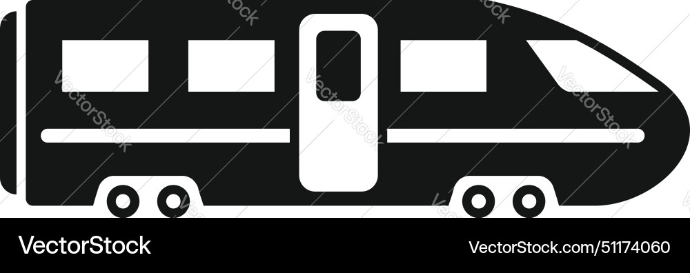 Classic speed train icon simple modern – Royalty-Free Vector | VectorStock