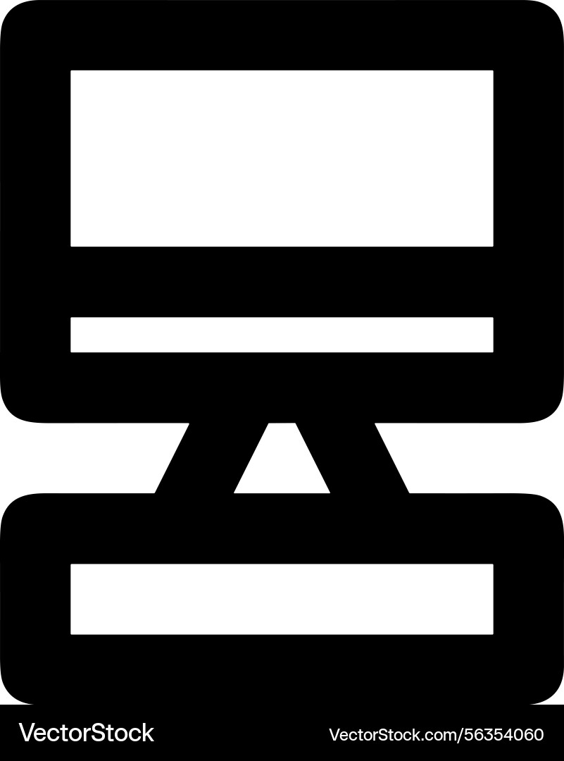 Computer icon symbol image Vector Image