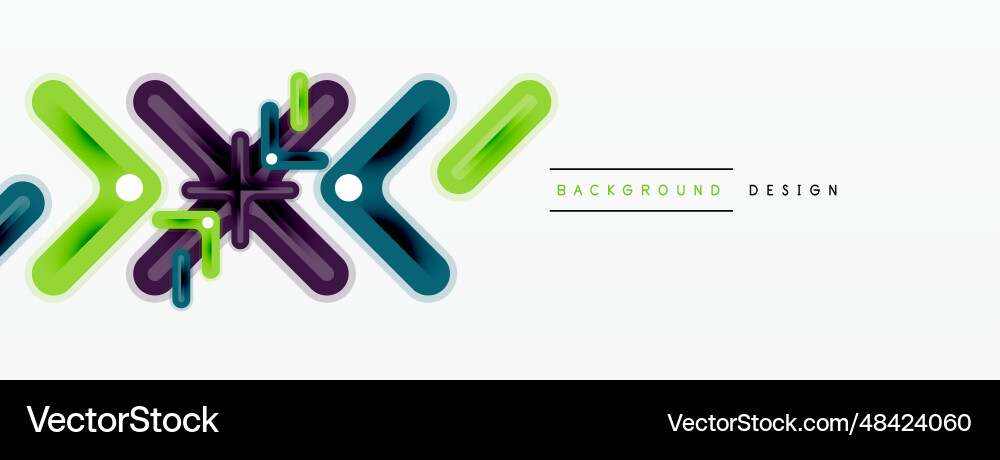 Cross line background minimal geometric template Cross line background minimal geometric template vector image