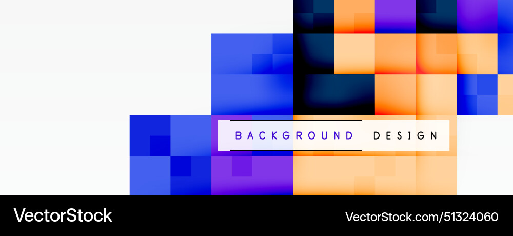Dynamic colorful squares background Dynamic colorful squares background Vector Image