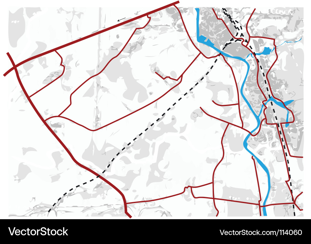 Map Royalty Free Vector Image - VectorStock