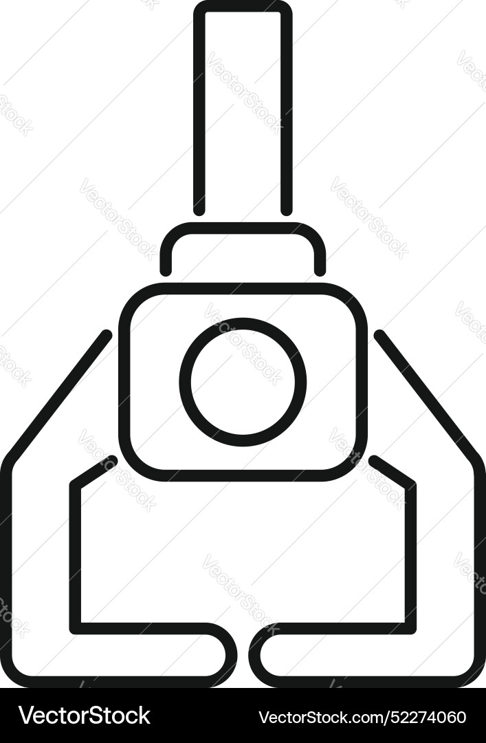 Robotic arm holding object automation concept Robotic arm holding object automation concept Vector Image
