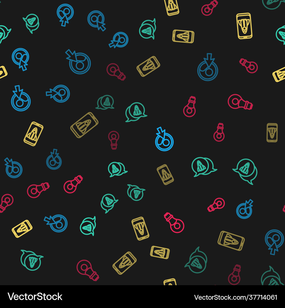 Set line create account screen startup project Set line create account screen startup project vector image