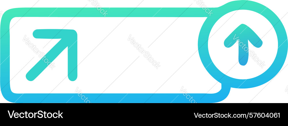 Upload file icon - data transfer and cloud vector image
