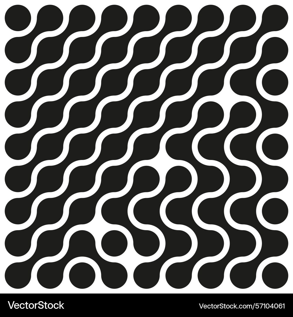 Wavy line pattern curved stripe design wave Wavy line pattern curved stripe design wave vector image