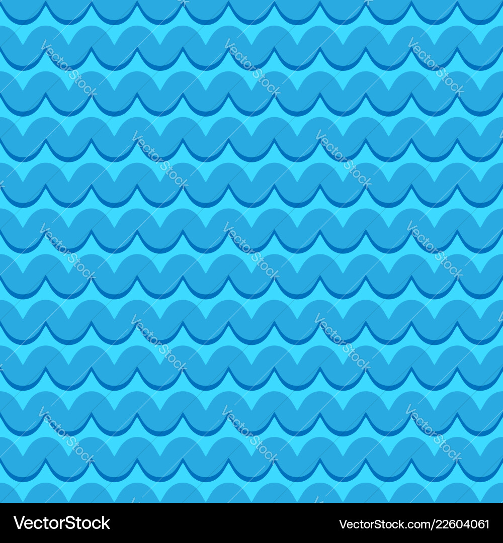 Wavy lines seamless repeatable pattern in aqua Wavy lines seamless repeatable pattern in aqua Vector Image