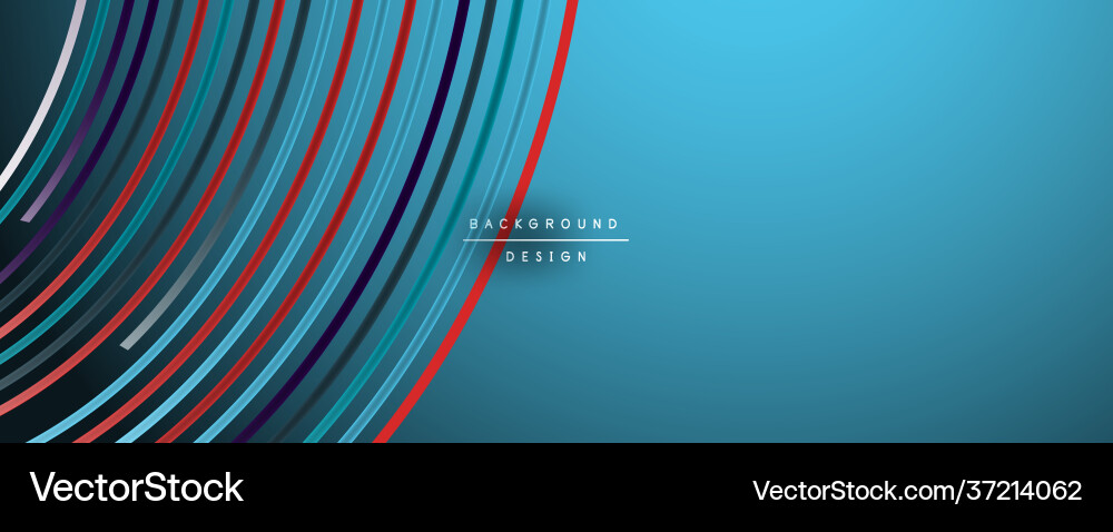 Abstract colorful lines background Vector Image