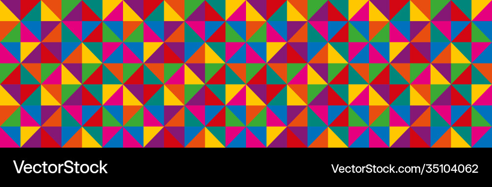 Abstract triangles header colorful geometric Abstract triangles header colorful geometric vector image