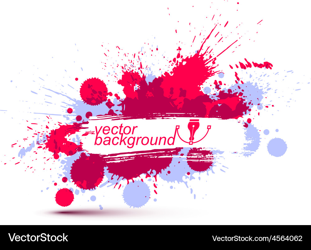 Bright contrast splattered web design repeat vector image