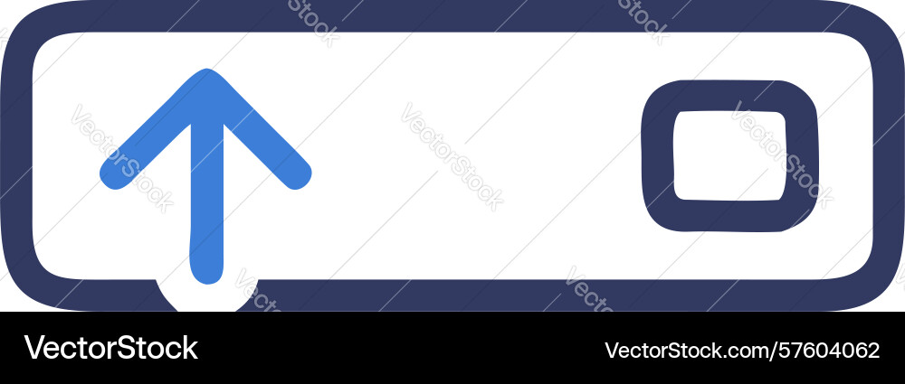 Cloud upload icon - digital data transfer vector image