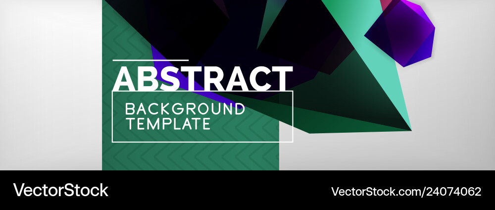 Dark 3d triangular low poly shapes abstract Dark 3d triangular low poly shapes abstract Vector Image