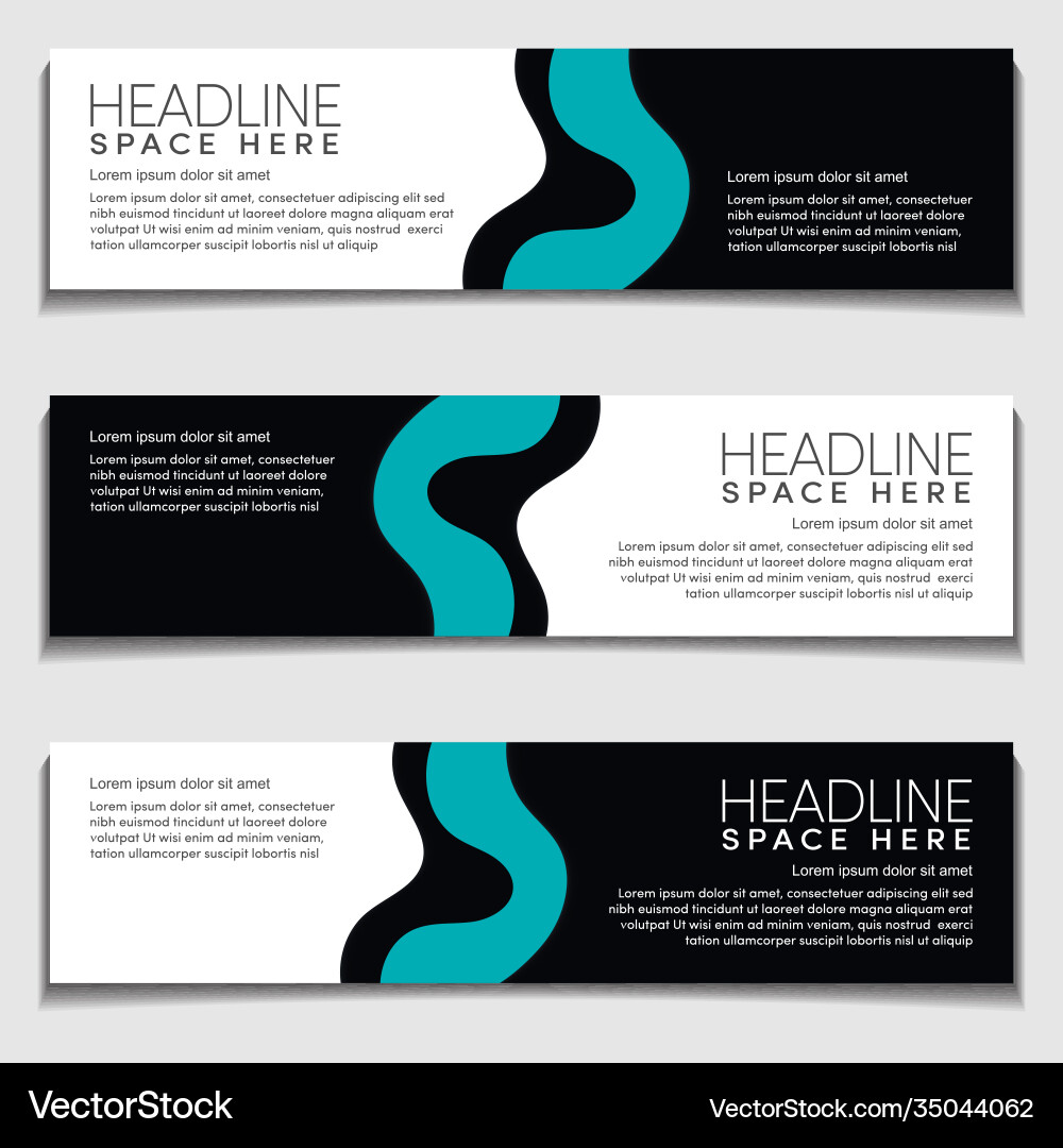Design modern wavy wave curve cyan gradient light vector image