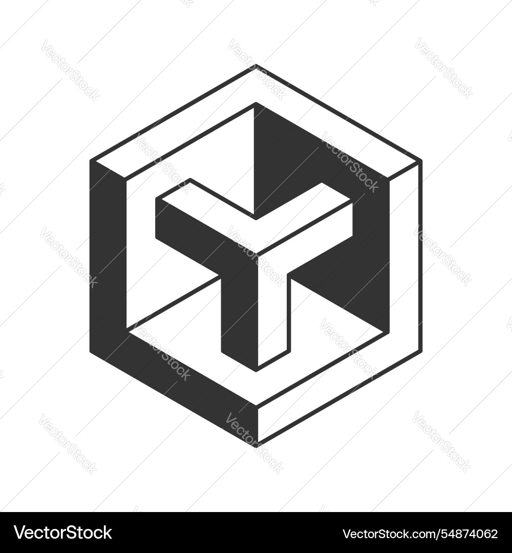 Stylish abstract graphic featuring a hexagonal Stylish abstract graphic featuring a hexagonal vector image