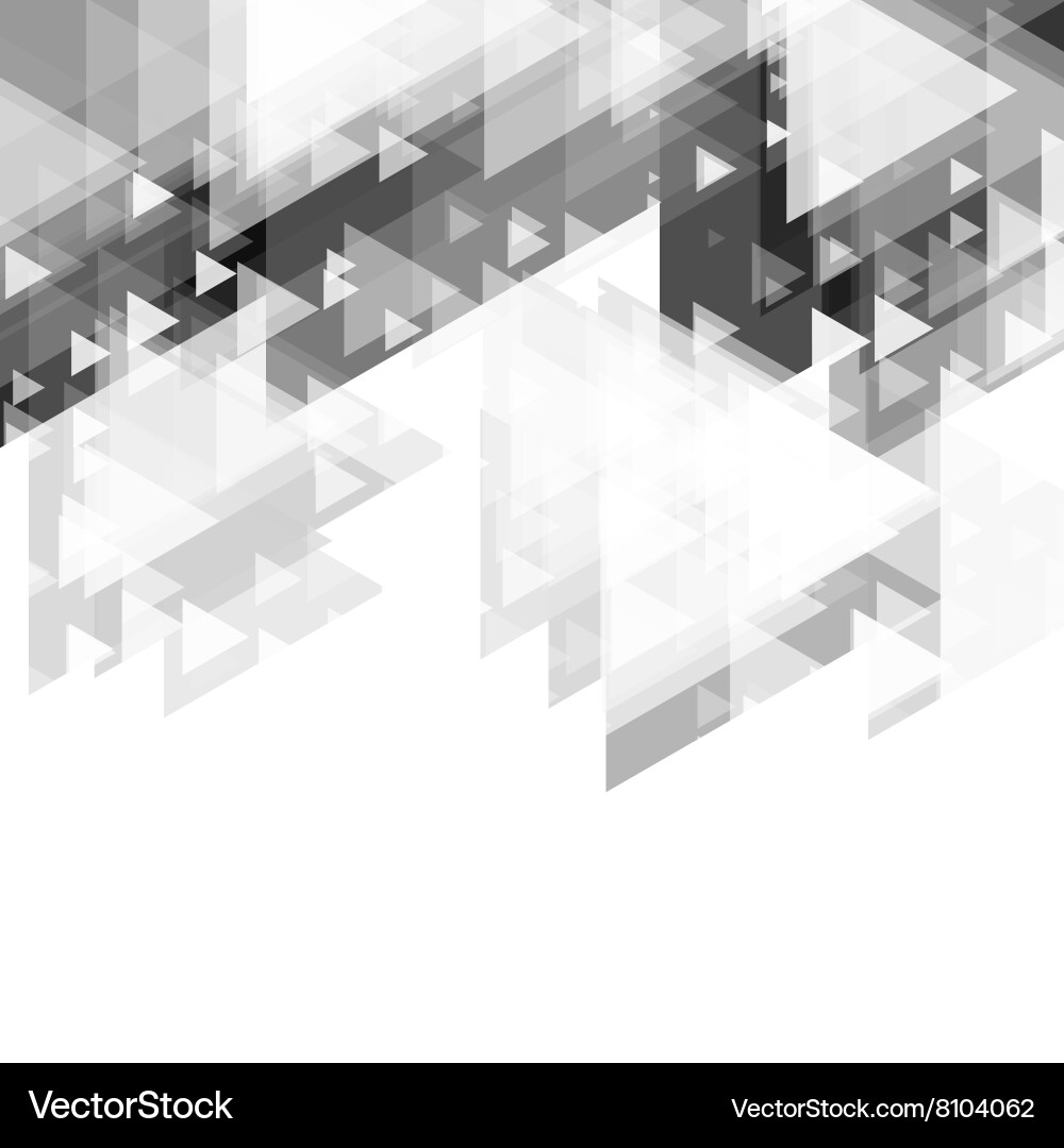 Triangles abstract background vector image