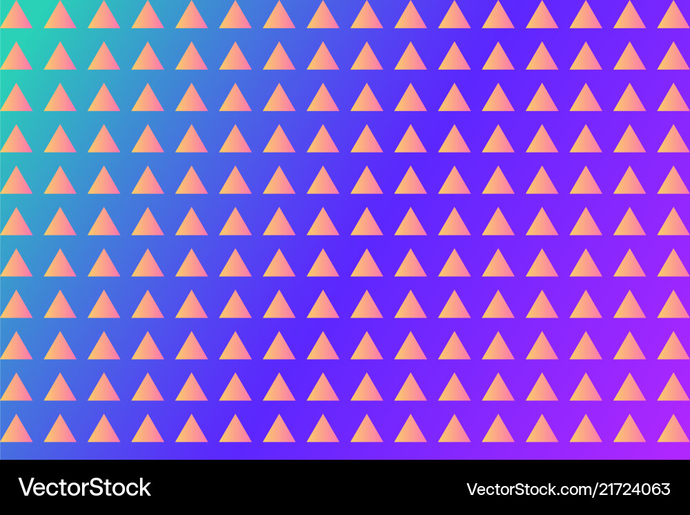 Gradient background yellow seamless triangle Vector Image