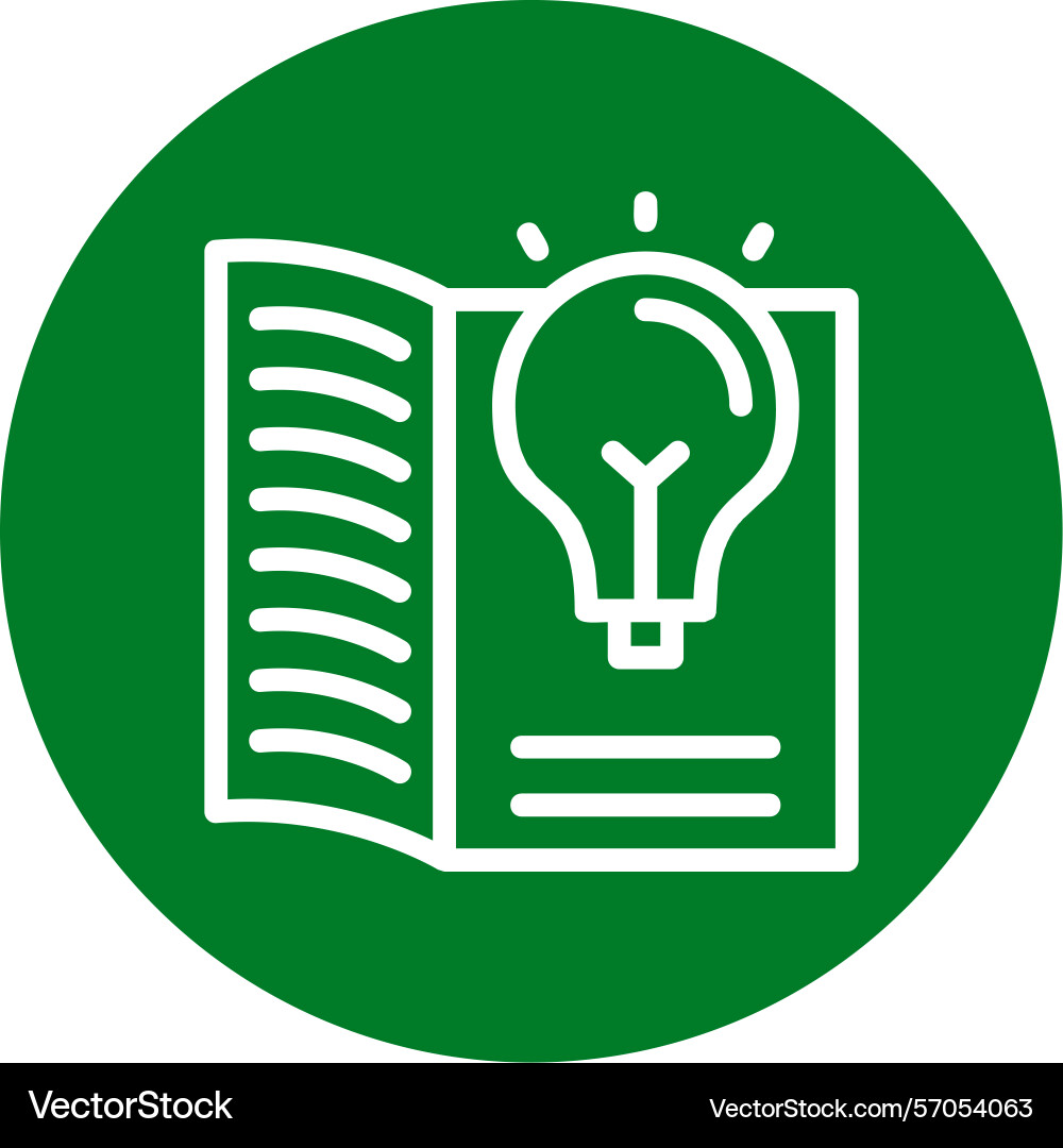 Learn wiz line circle style icon design vector image