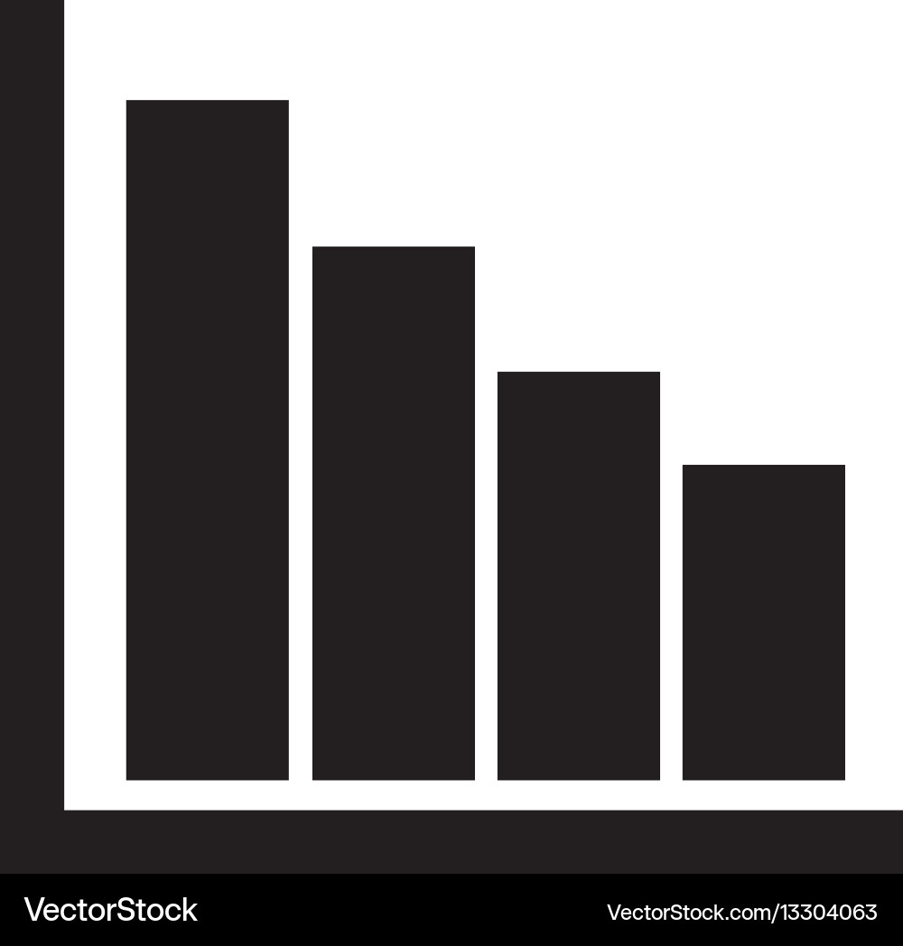 Statistic graph report Vector Image