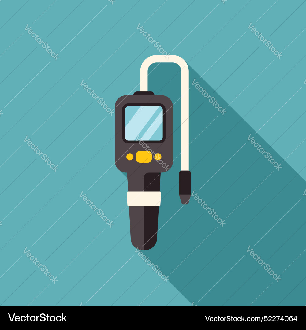 Gas detector measuring device detecting methane Gas detector measuring device detecting methane Vector Image