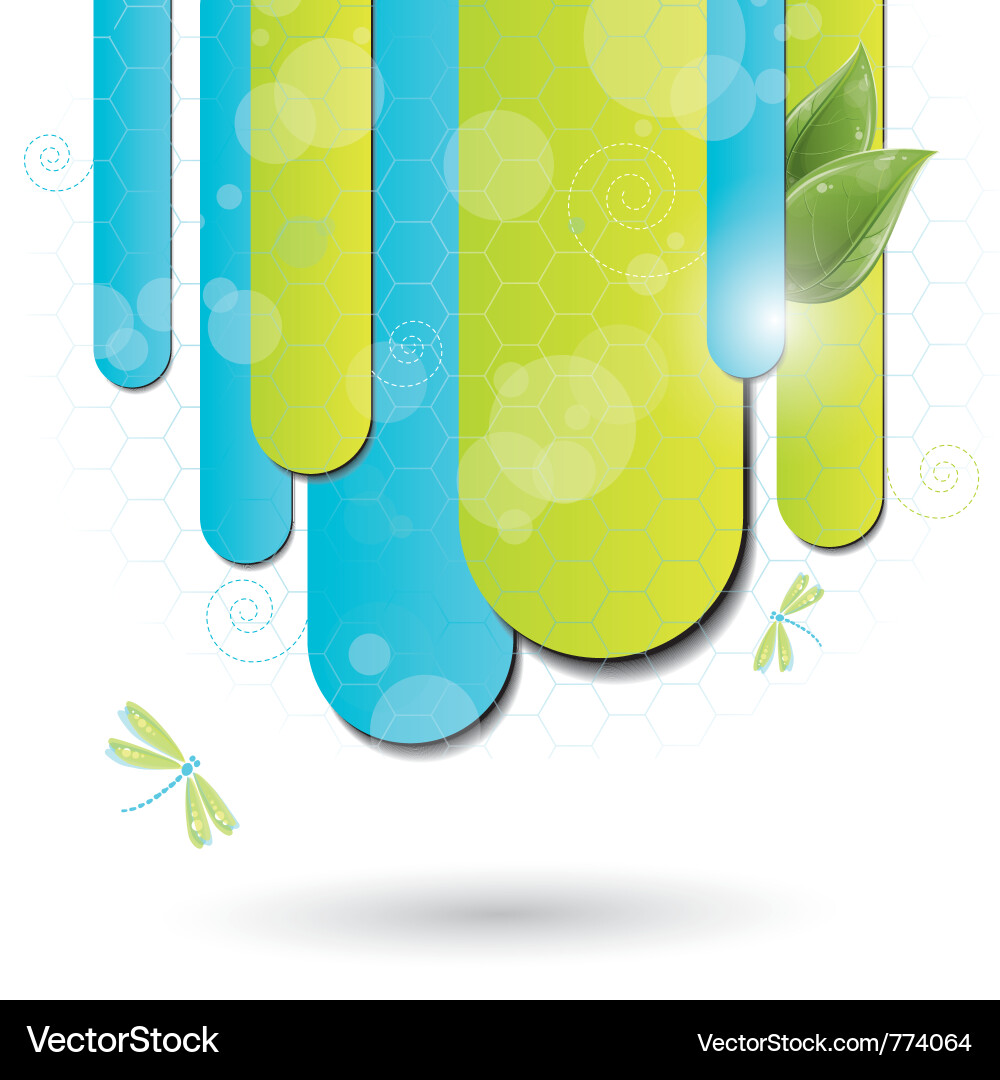 Refreshing Stream of Color Vector Image
